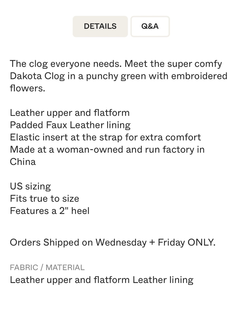 Lisa Says Gah Dakota clog in green daisy! - Picture 4 of 12